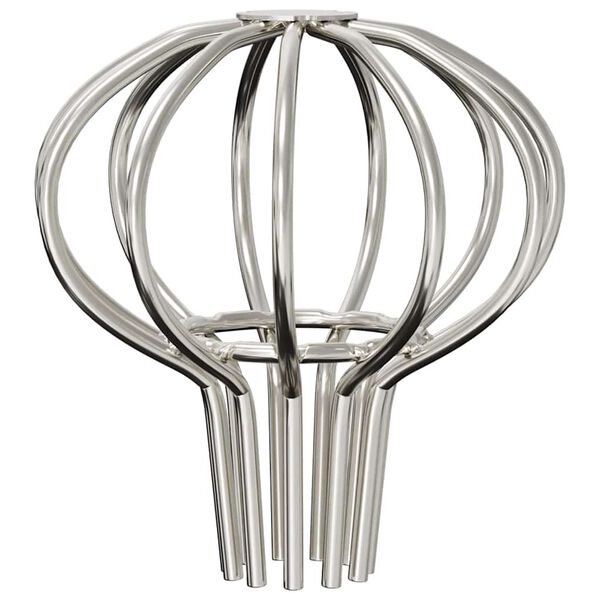 vidaXL Tagrende bladbeskytter 2 pcs S&oslash;lv 50 mm Rustfrit st&aring;l