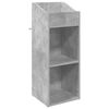 vidaXL Pladeskab Betongr&aring; 36 x 36 x 95,5 cm Konstrueret tr&aelig;