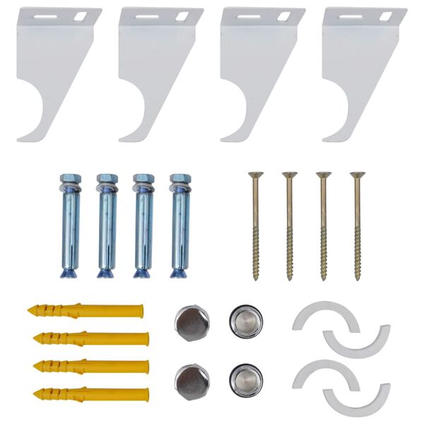 vidaXL varmepanel 542x900 mm hvid