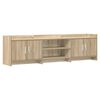 vidaXL TV-skab 168 x 33 x 47 cm Sonoma-eg Konstrueret tr&aelig;