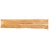 vidaXL bordplade 180x20x2,5 cm naturlig kant massivt mangotr&aelig;