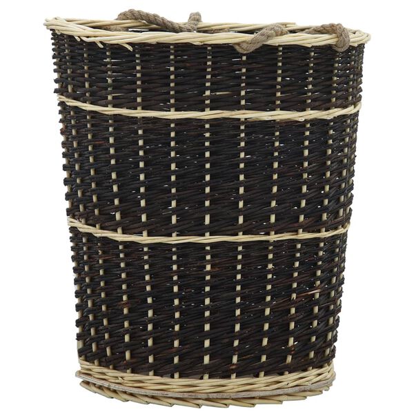 vidaXL b&aelig;rerygs&aelig;k til br&aelig;nde med h&aring;ndtag 50 x 44 x 58 cm naturpil