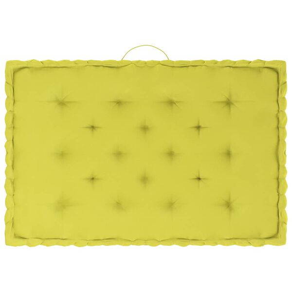 vidaXL pallehynder 5 stk. bomuld &aelig;blegr&oslash;n