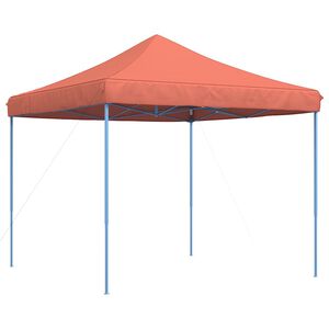 vidaXL pop op-festtelt 292x292x315 cm foldbart terracottafarvet