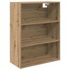 vidaXL Highboard Artisan Egetr&aelig; 69,5 x 32,5 x 180 cm Konstrueret tr&aelig;