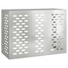 vidaXL Air Conditioner Cover S&oslash;lv 110 x 50 x 80 cm Galvaniseret st&aring;l