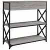 vidaXL konsolbord 75x28x75 cm konstrueret træ grå sonoma-eg