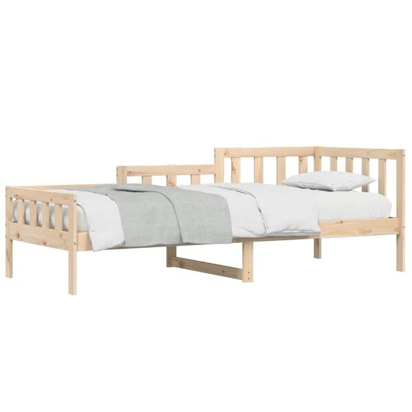vidaXL daybed uden madras 80x200 cm massivt fyrretræ