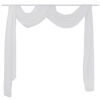 Tynde voile gardiner 140 x 600 cm hvid