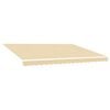 vidaXL udskiftningsdug til markise 500x300 cm polyester cremefarvet