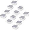 vidaXL LED-nedgravningsspots 12 stk. 100x100x68 mm