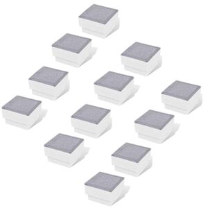 vidaXL LED-nedgravningsspots 12 stk. 100x100x68 mm