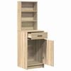 vidaXL Highboard Sonoma eg 40 x 40,5 x 135 cm Konstrueret tr&aelig;