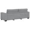 vidaXL 3-personers sofa 220x77x82 cm stof lysegr&aring;