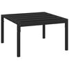 vidaXL loungebord 60x60x35 cm st&aring;l sort