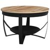 vidaXL sofabord &Oslash;68x43 cm ru mangotr&aelig;