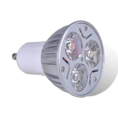 Væglampe LED sort rustfrit stål GU10
