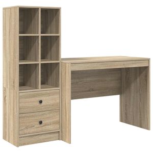 vidaXL Bord Sonoma eg 145.5 x 50 x 127 cm 2 stk.