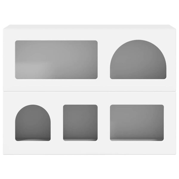 vidaXL Sideboard Hvid 80,5 x 35 x 59 cm Konstrueret tr&aelig;