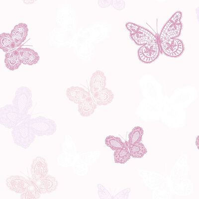 Noordwand tapet Kids @ Home Butterfly pink