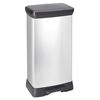 Curver pedalspand Deco 50 l s&oslash;lvfarvet