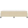 vidaXL Box spring seng Creme og Sort 120 x 190 cm