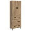 vidaXL Skab S&aelig;t 2 stk. 66 x 34,5 x 90 cm Konstrueret tr&aelig; Artisan-eg