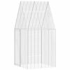 vidaXL Kanin Bur S&oslash;lv 100 x 100 x 210 cm Galvaniseret st&aring;l