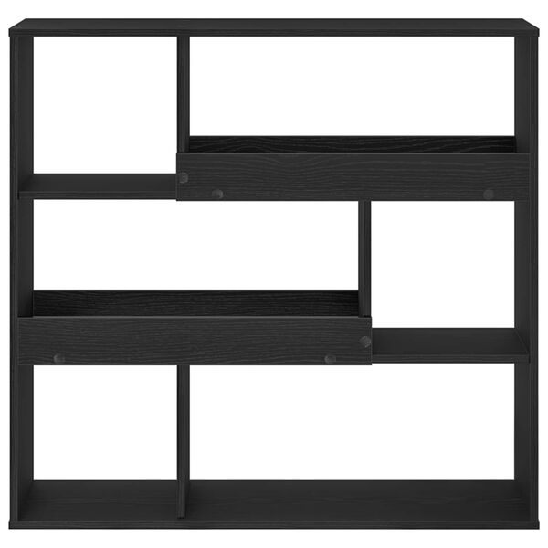 vidaXL Boghylde Sort eg 100 x 33 x 94,5 cm Konstrueret tr&aelig;