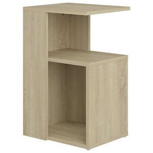 vidaXL sidebord 36x30x56 cm konstrueret tr&aelig; sonoma eg