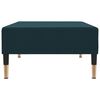 vidaXL 2-personers sovesofa med fodskammel fl&oslash;jl bl&aring;