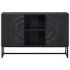 vidaXL Sideboard Sort 105 x 30 x 68 cm