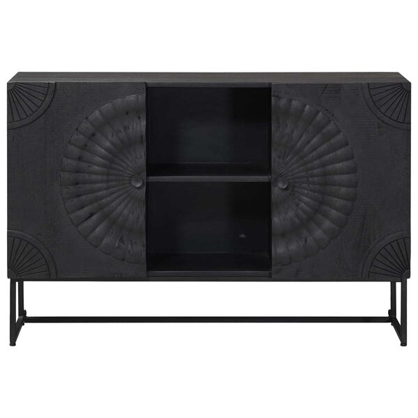 vidaXL Sideboard Sort 105 x 30 x 68 cm