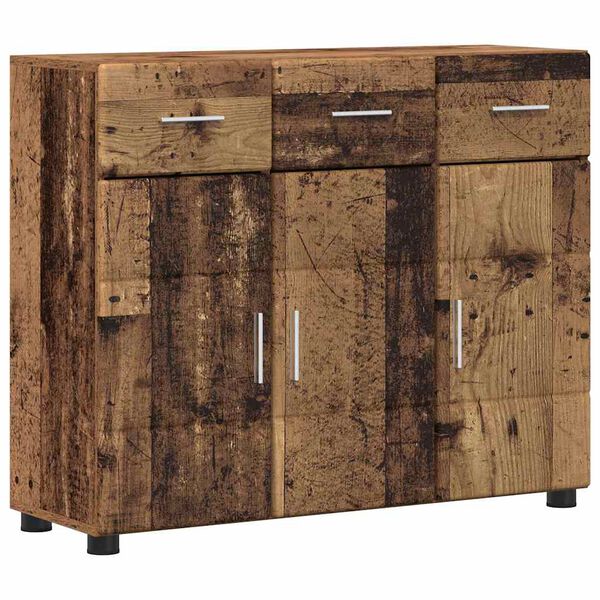 vidaXL Sideboard Gammelt tr&aelig; 88,5 x 30,5 x 73 cm Konstrueret tr&aelig;