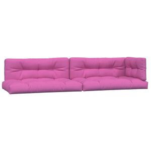 vidaXL pallehynder 5 stk. stof pink
