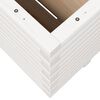 vidaXL plantekasse 100x100x49,5 cm massivt fyrretr&aelig; hvid