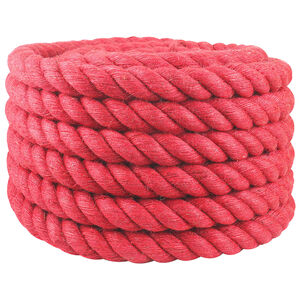 vidaXL Jute reb 40 mm R&oslash;d 100% Tossa jute