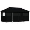 vidaXL Party Tent Sort 292 x 580 x 315 cm Oxford stof