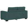 vidaXL 2-personers sofa 160x77x82 cm stof m&oslash;rkegr&oslash;n