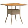 vidaXL Have Spisebordss&aelig;t 3 pcs Beige Poly rattan