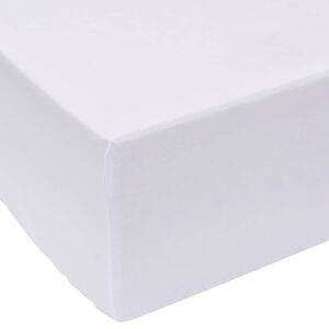 vidaXL Lagner Hvid 200 x 160 cm Bomuld