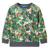 Sweatshirt til b&oslash;rn str. 104 Old Petrol