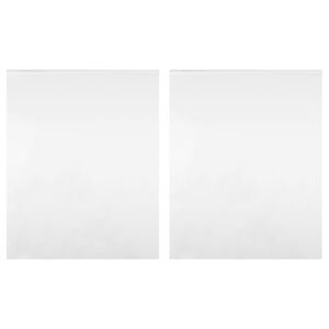 vidaXL spejlfolie 2 stk. 60x100 cm selvkl&aelig;bende PET