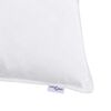 vidaXL Hovedpude med pude 2 pcs Hvid 50 x 50 cm Fjer