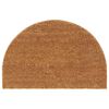 vidaXL d&oslash;rm&aring;tte 40x60 cm halvrund tuftet coir naturfarvet