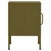 vidaXL natbord 35x35x51 cm stål olivengrøn