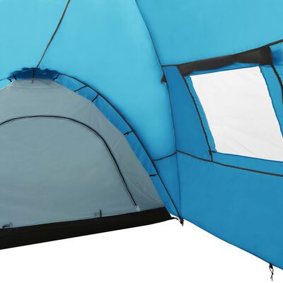vidaXL campingtelt 8-personers 650x240x190 cm iglofacon blå