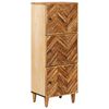 vidaXL Opbevaringsskabe Brun 40 x 33,5 x 110 cm Massivt mangotr&aelig;
