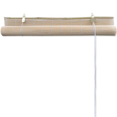 vidaXL rullegardiner 2 stk. 120x160 cm naturlig bambus