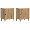 vidaXL Natskab 2 stk. Artisan-eg 43 x 34,5 x 50 cm Konstrueret tr&aelig;